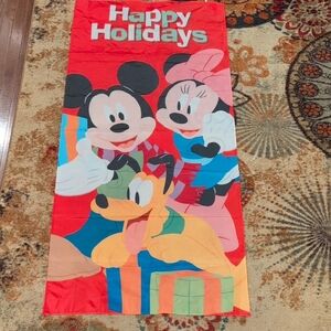 Disney Festive Garden Flag/Bannerl with Mickey, Minnie, and Pluto